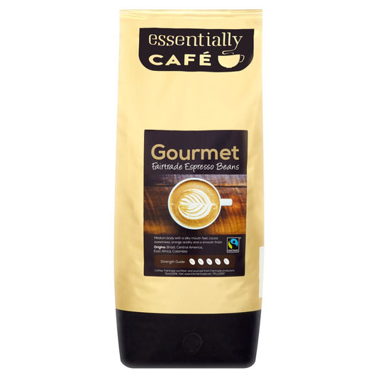 MASEssentially Café Gourmet Fairtrade Espresso Beans 1kg-Food