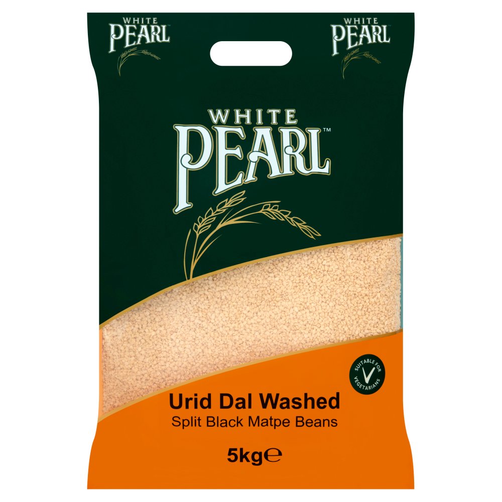 White Pearl Urid Dal Washed 5kg-Food