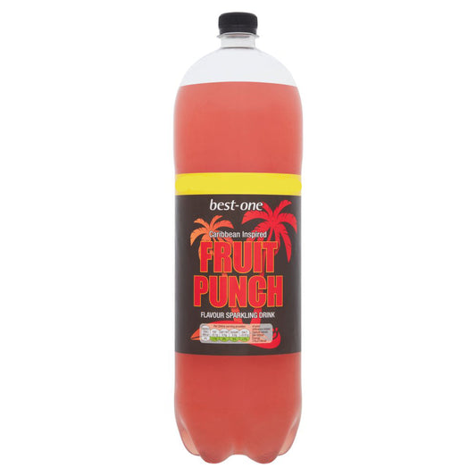 best-one Fruit Punch Flavour Sparkling Drink 2 Litre-Food