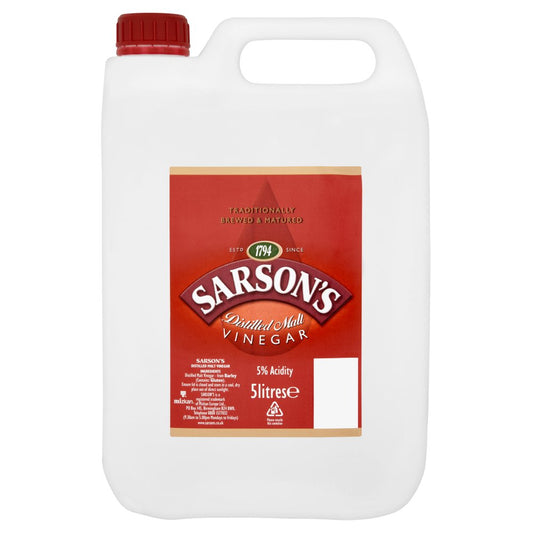 Sarson's Distilled Malt Vinegar 5 Litres-Food