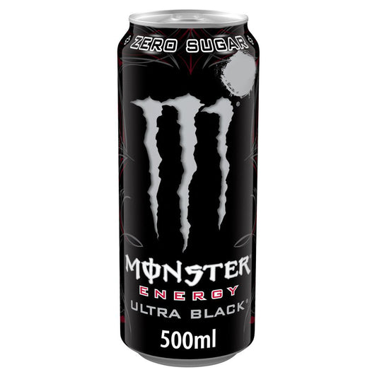 Monster Ultra Black Energy Drink 500ml-Food
