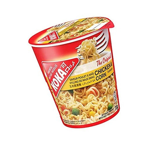 SKKoka Cup Noodles Chicken and Corn 70g