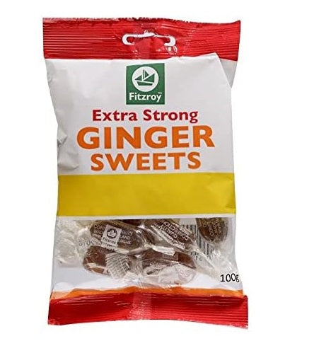 MASFitzroy Extra Strong Ginger Sweets 100G-Fd