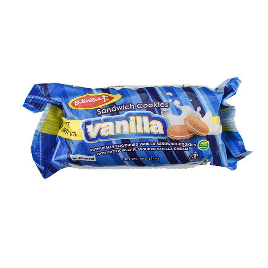 Butterkist Sandwich Vanilla 50g Box of 36