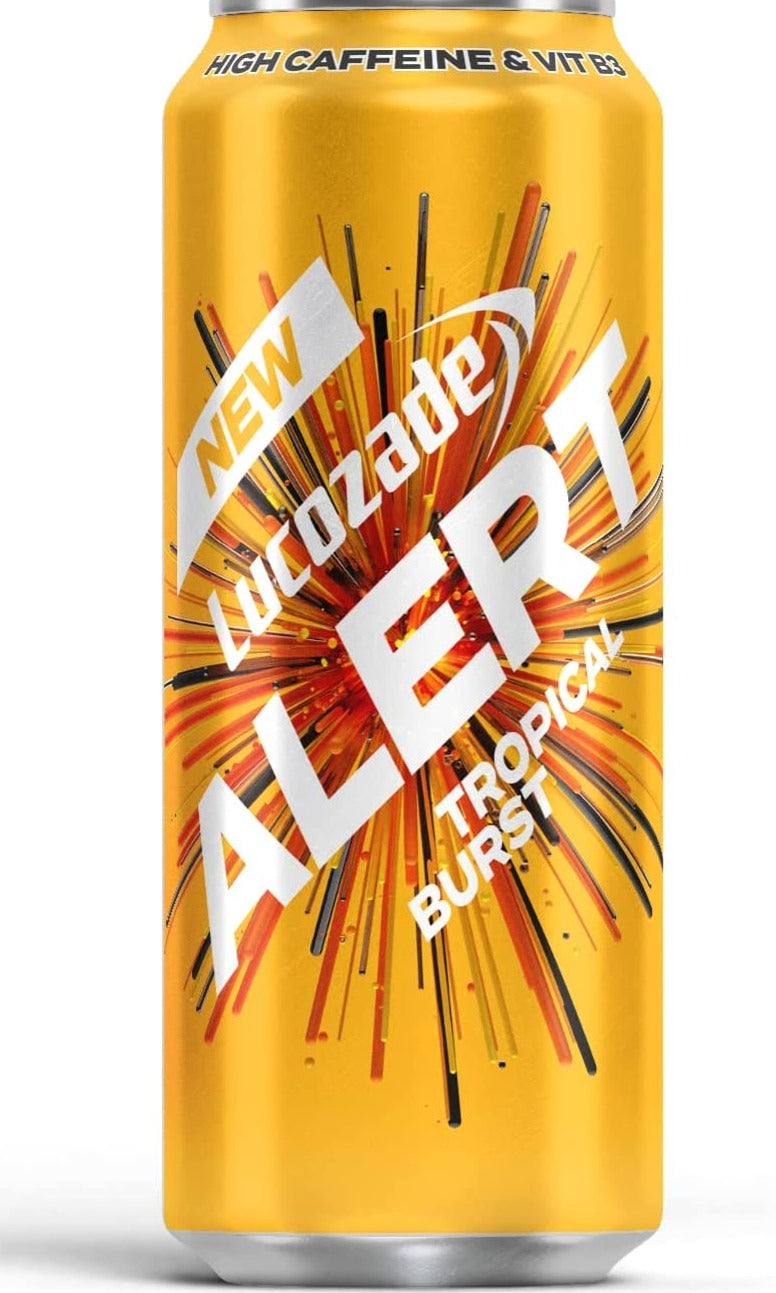 Lucozade Alert Tropical Burst Energy Drink 500ml-Food