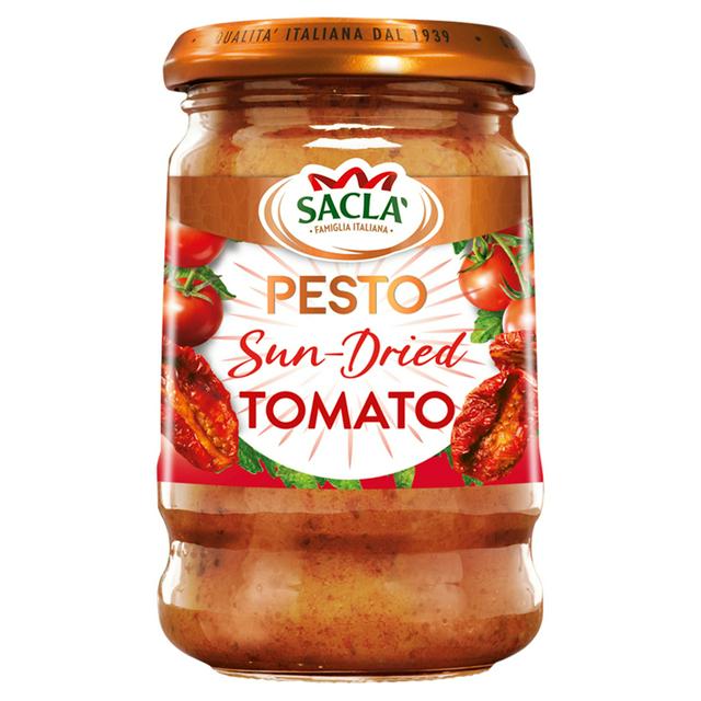 Sacla Pesto Sun-Dried Tomato 190g Sauces Asetena Pa 