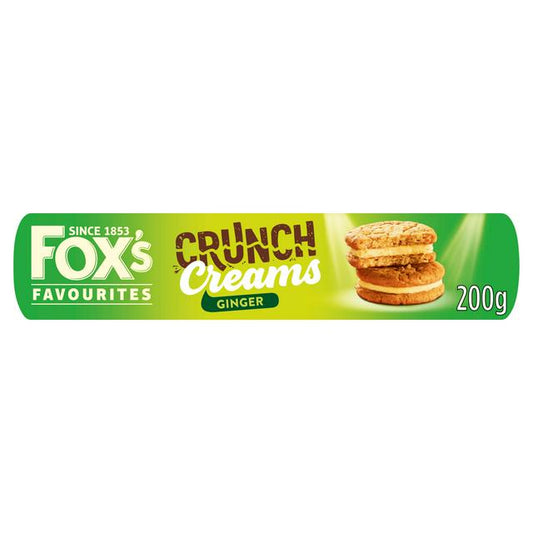 MASFox Favourites Crunch Creams Ginger 200g-Food