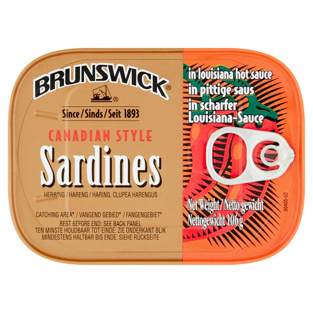 MASBrunswick Sardines With Louisana Hot Sauce 106g-Fd