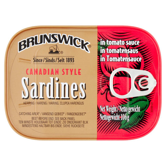 MASBrunswick Sardines Tomato Sauce 106g-Fd