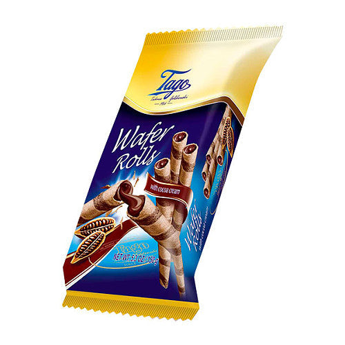 Tago Wafer Rolls Cocoa Cream 150g-Food