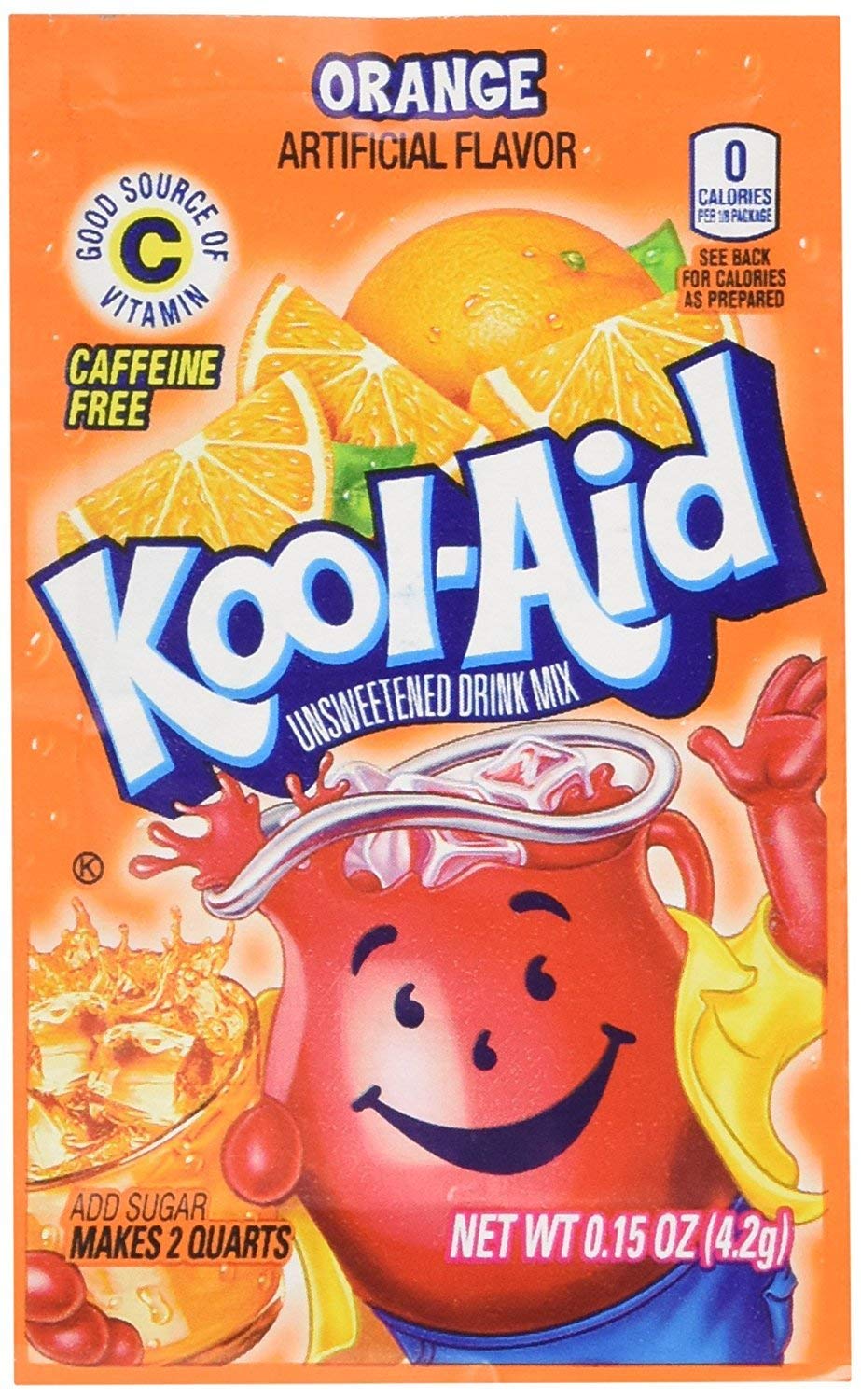 Kool Aid Orange Sachet 48 Pack Box of 1