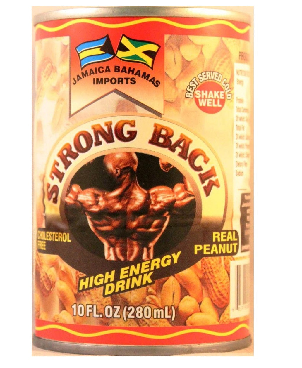 MASStrong Back Peanut Energy Drink 280ml-Mas