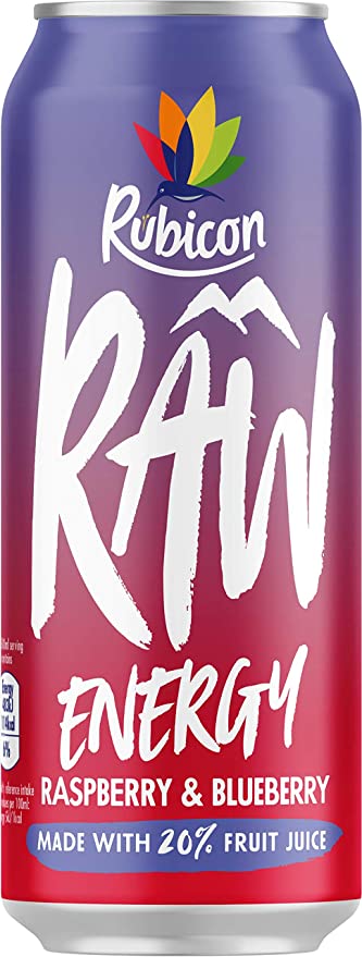 Rubicon Raw Energy Raspberry & Blueberry 500ml-Food