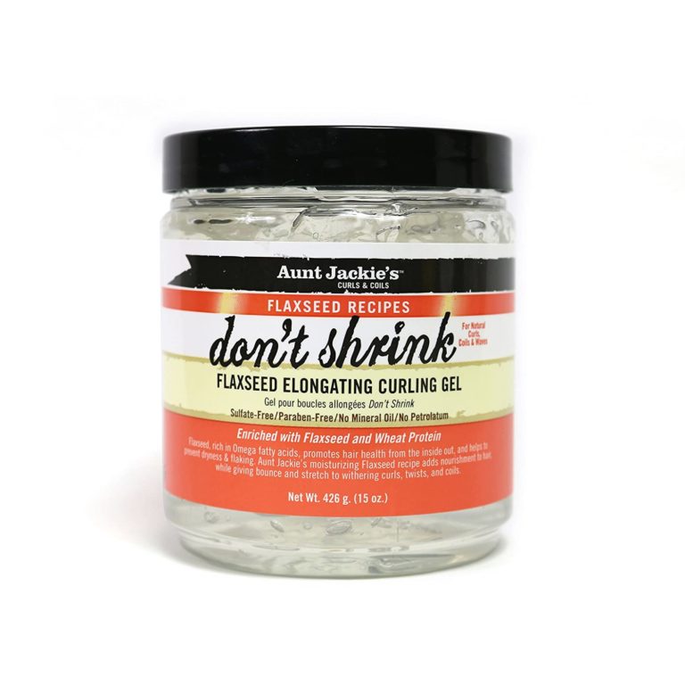 MASAunt Jackie’s Don’t Shrink Flaxseed Elongating Curling Gel 15oz-Food