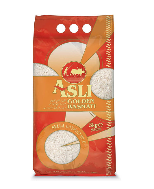 MASAsli Golden Sella Basmati 5kg Box of 1-Fd