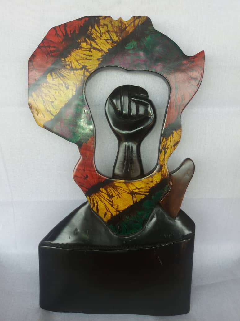African Wooden Handmade Trophy