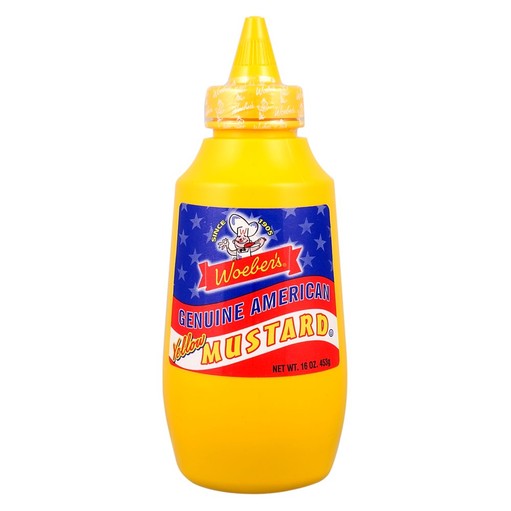 Woeber's Genuine American Yellow Mustard 453g Pickles and Sauces Asetena Pa 