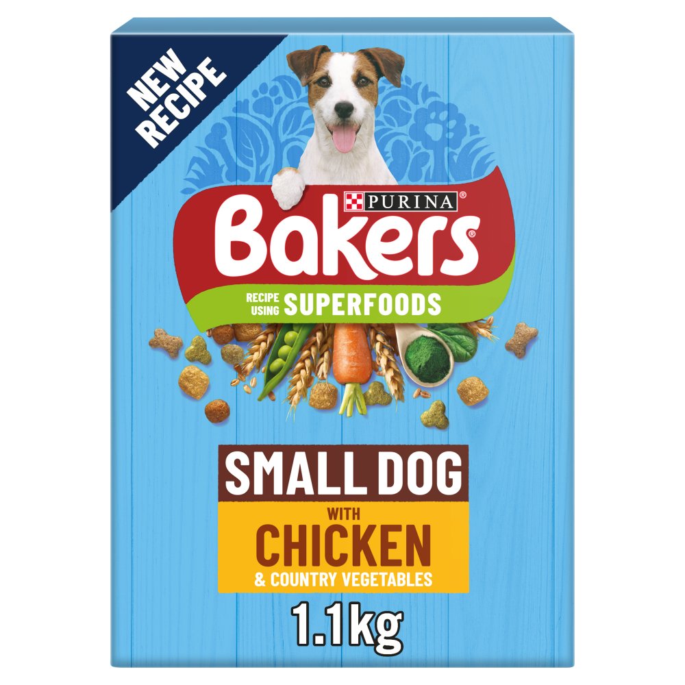 MASBAKERS Small Dog Chicken with Vegetables Dry Dog Food 1.1kg-Food