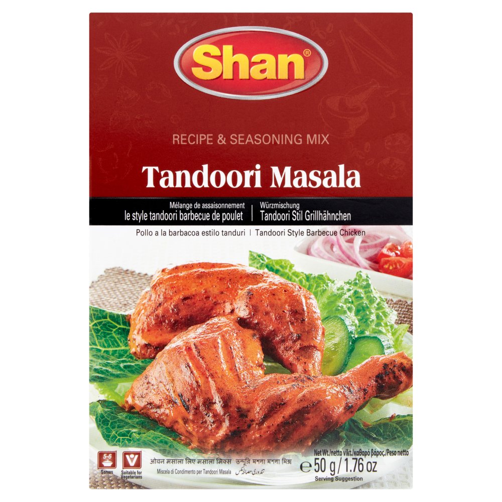 Shan Tandoori Masala Recipe & Seasoning Mix 50g-Food