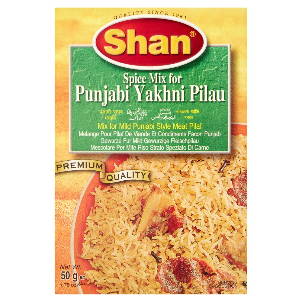 Shan Spice Mix for Punjabi Yakhni Pilau 50g-Food