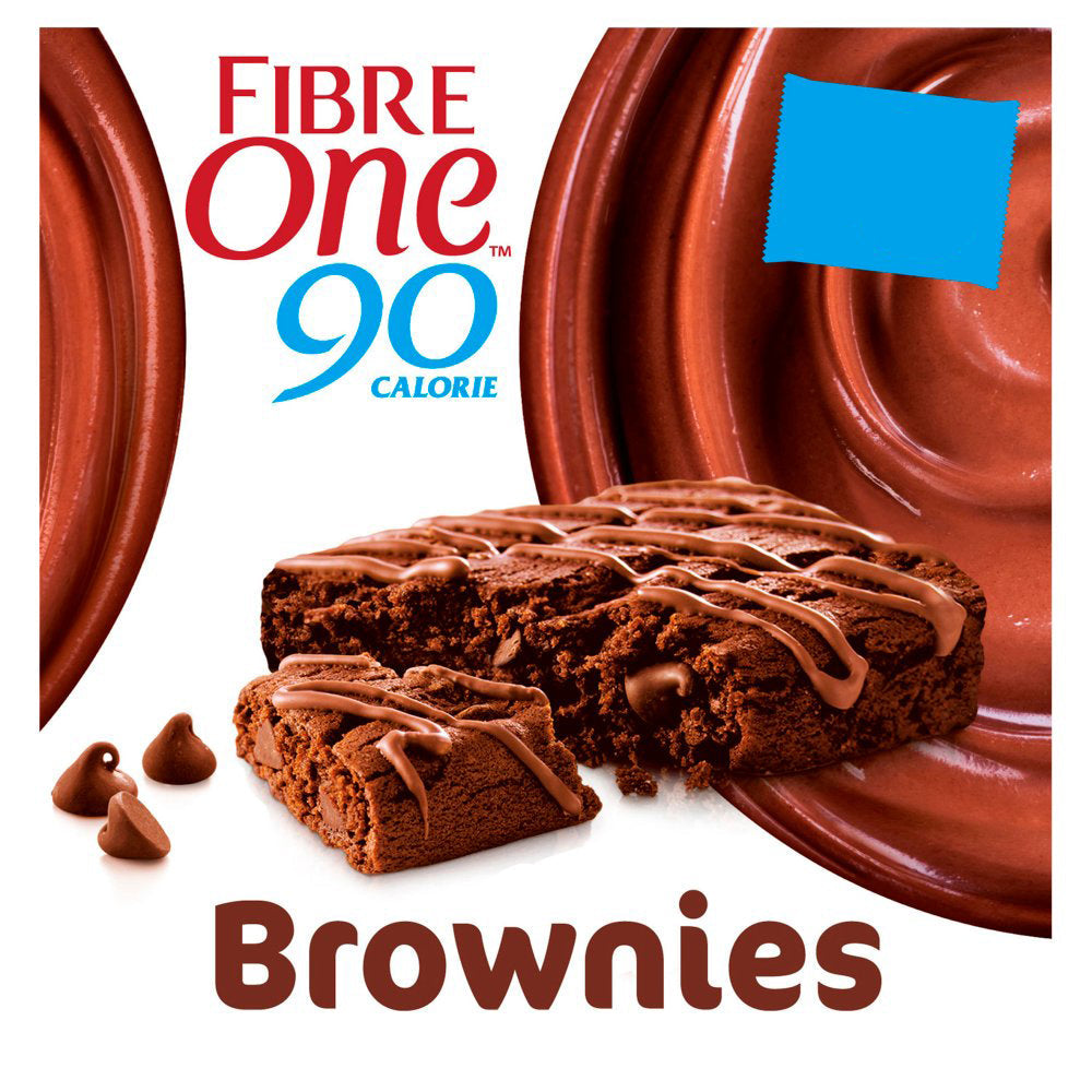 MASFibre One 90 Calorie Chocolate Fudge Brownies 5x24g-Food