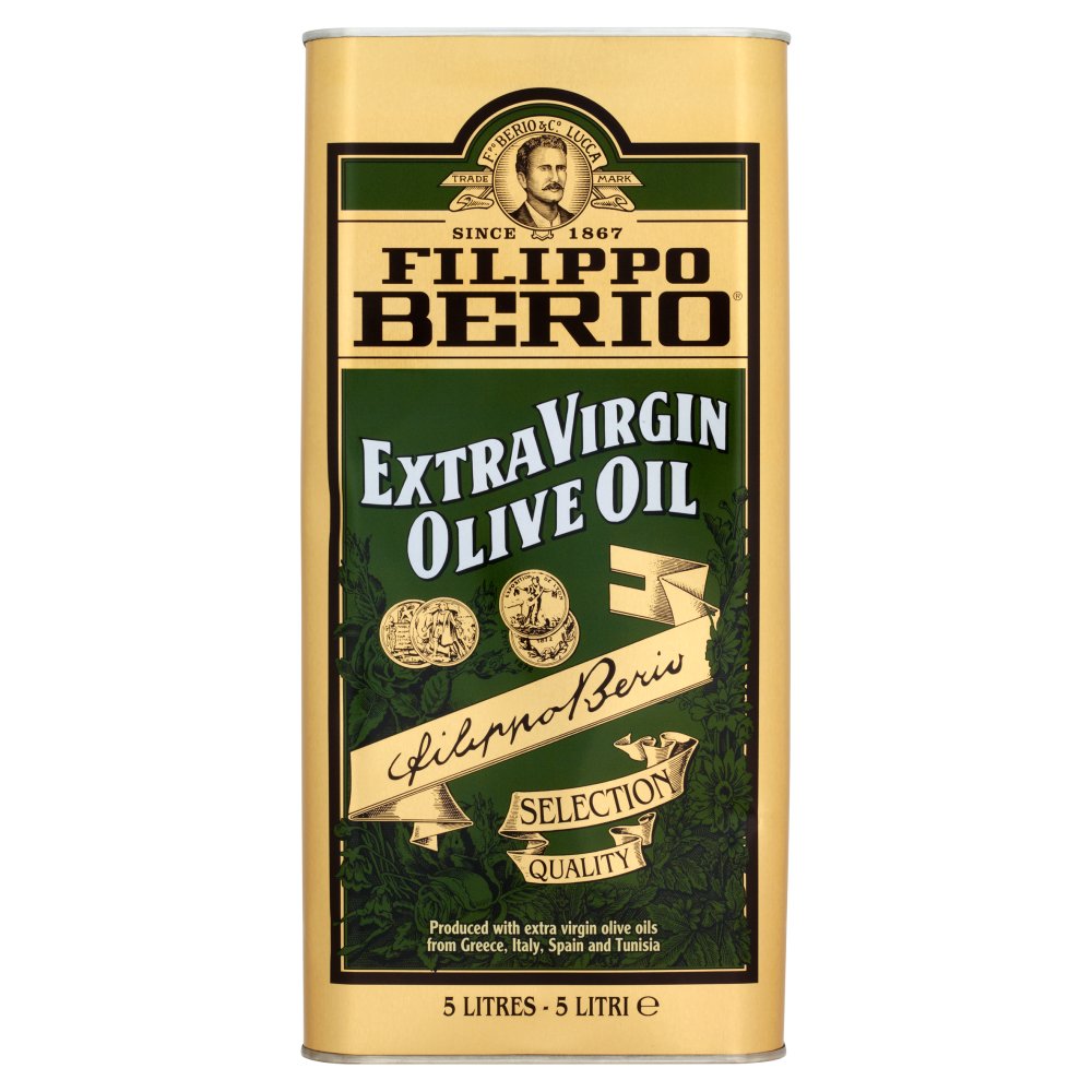 MASFilippo Berio Extra Virgin Olive Oil 5 Litres-Food