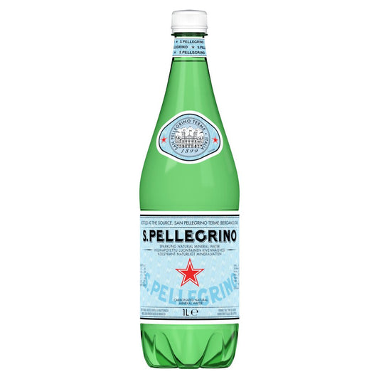 San Pellegrino Sparkling Natural Mineral Water 1L-Food