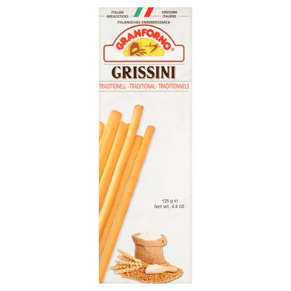 MASGranforno Grissini Traditional Italian Breadsticks 125g-Food