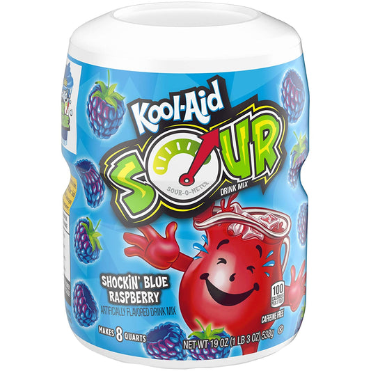 Kool Aid Sour Blue Raspberry Tub 583g