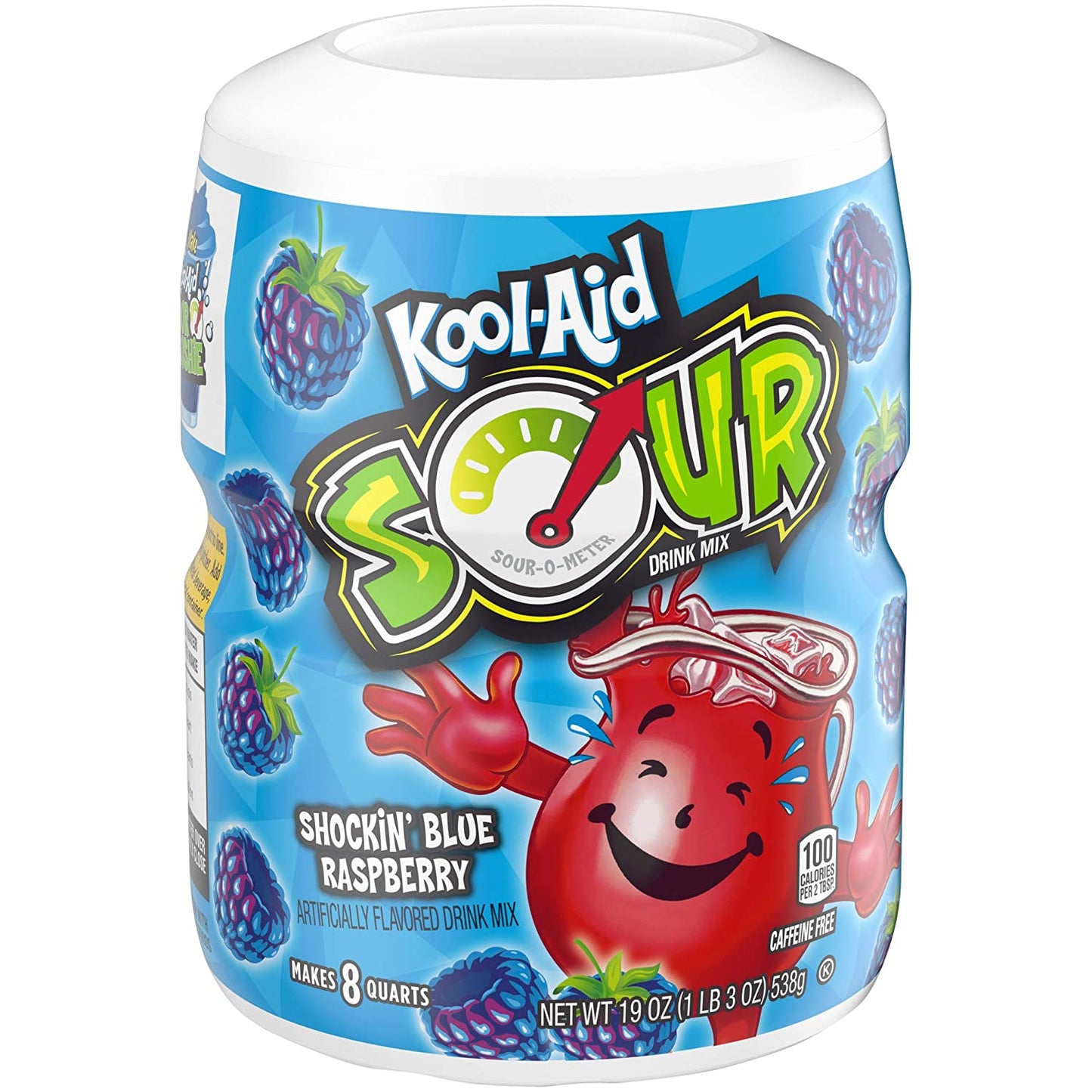 Kool Aid Sour Blue Raspberry Tub 583g Box of 12
