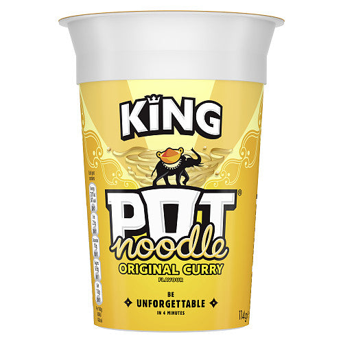 MASPot Noodle Original Curry King Pot 114g-Food