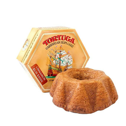 MASTortuga Rum Cake Cinnamon & Raisin 454g Box of 20-Fd