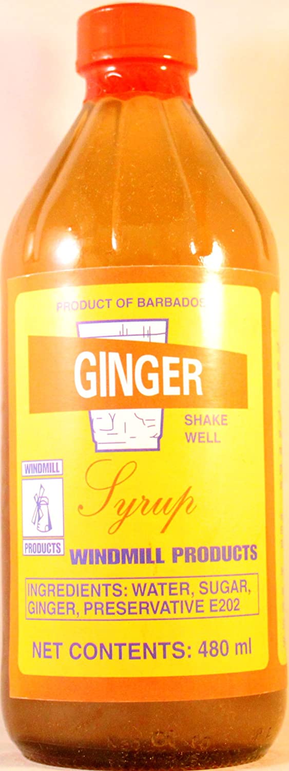 Windmill Ginger Syrup 480ml Box of 6-Fd