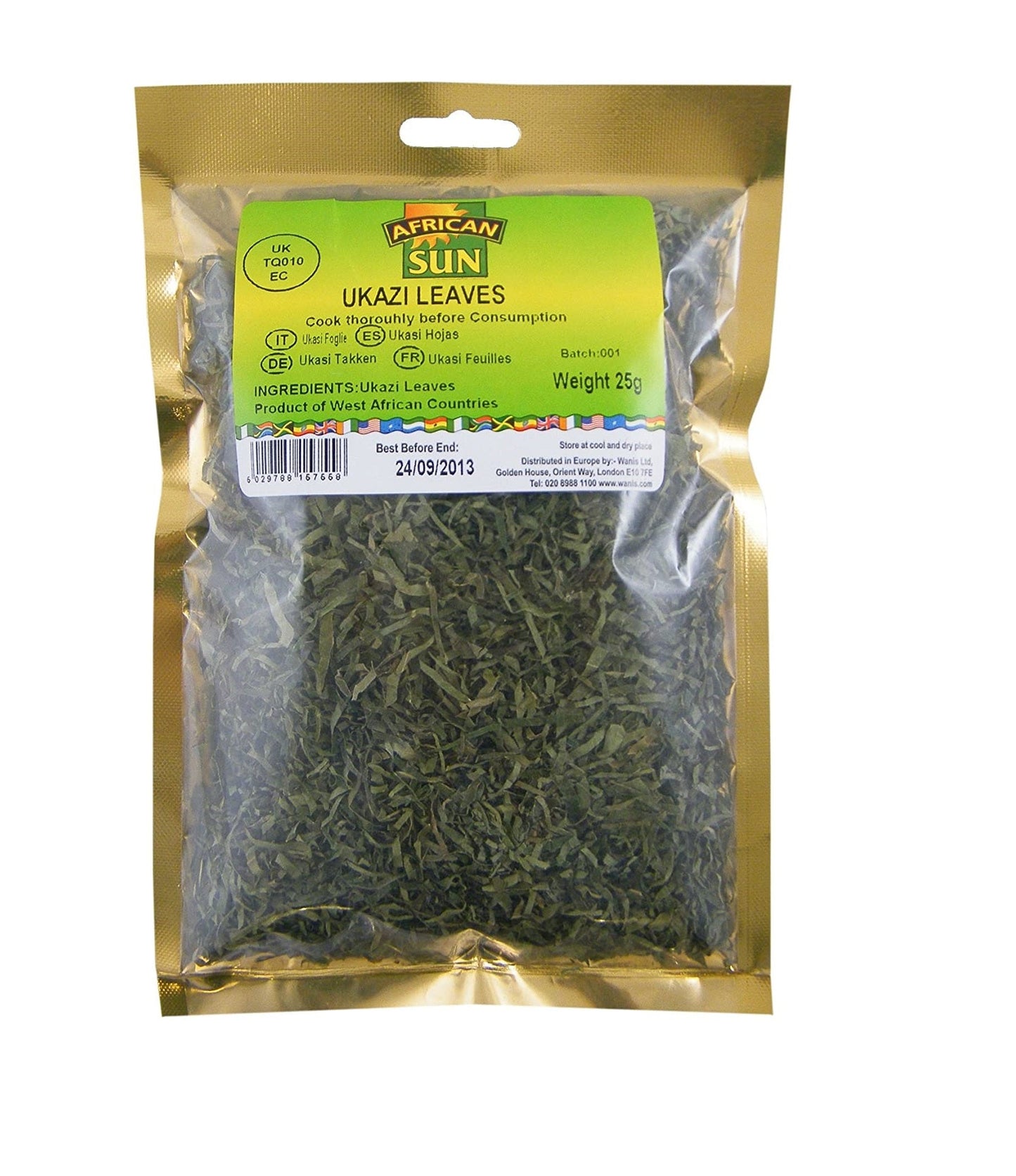 MASAfrican Sun Ukazi Leaves 25g-Fd