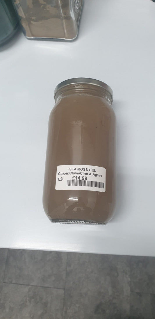 100% Raw Wildcrafted Sea Moss Gel 1.2 litre