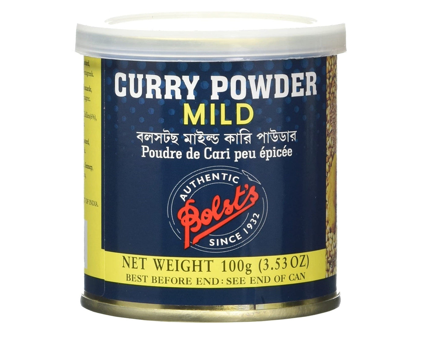 MASBolst’s Curry Powder Mild 100g-Fd