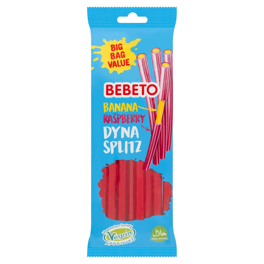 Bebeto Banana Raspberry Dyna Splitz 200g