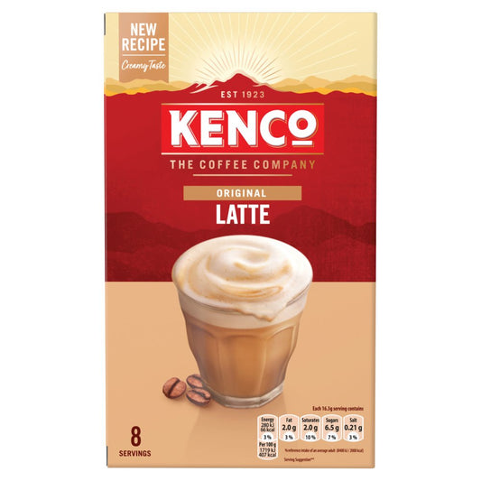 MASKENCO Original Latte 8 x 16.3g (130.4g)-Food