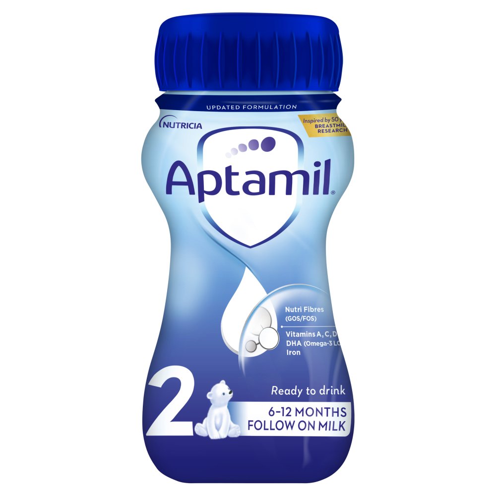 MASAptamil 2 Follow On Baby Milk Formula 6-12 Months 200ml Case of 12-Food