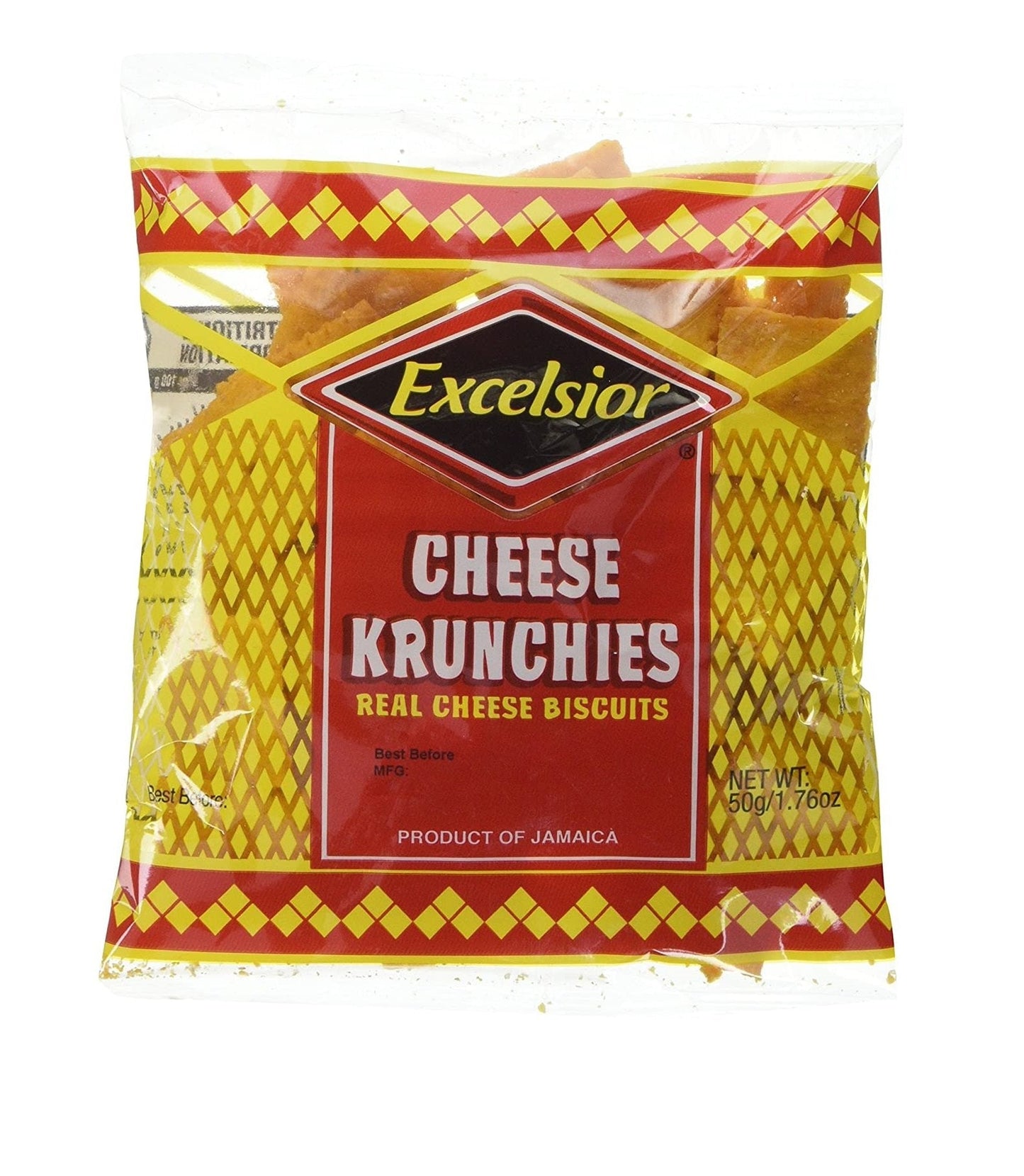 MASExcelsior Cheese Crunches 55g Box of 36-Fd