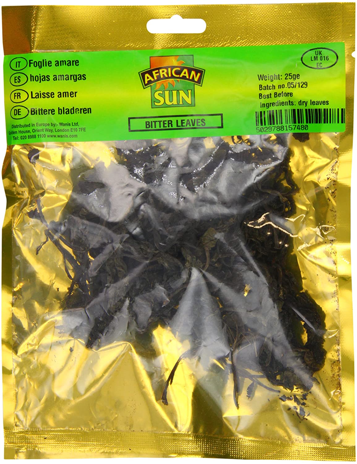 MASAfrican Sun Bitter Leaves 25g-Fd