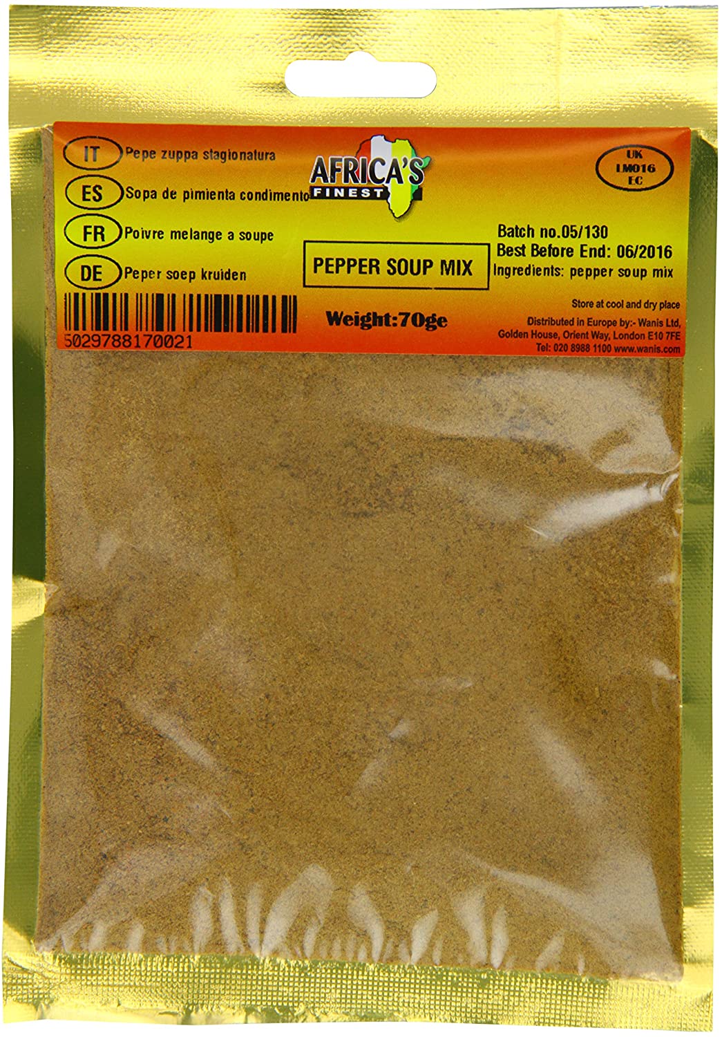 MASAfrica’s Finest Pepper Soup Mix 70g-Fd