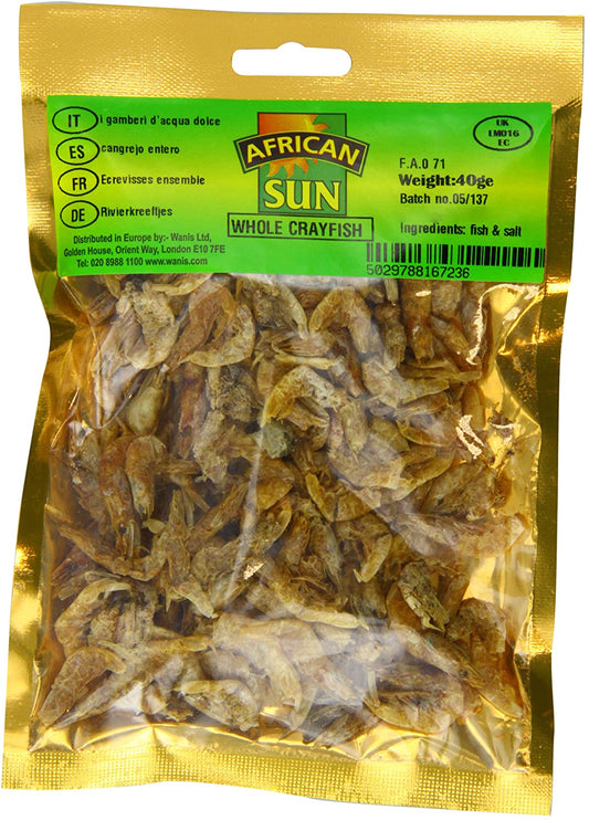 MASAfrican Sun Whole Crayfish 40g Box of 10-Fd