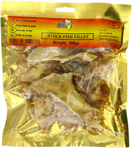 MASAfrica's Finest Stockfish Fillet 100g Box of 10-Fd