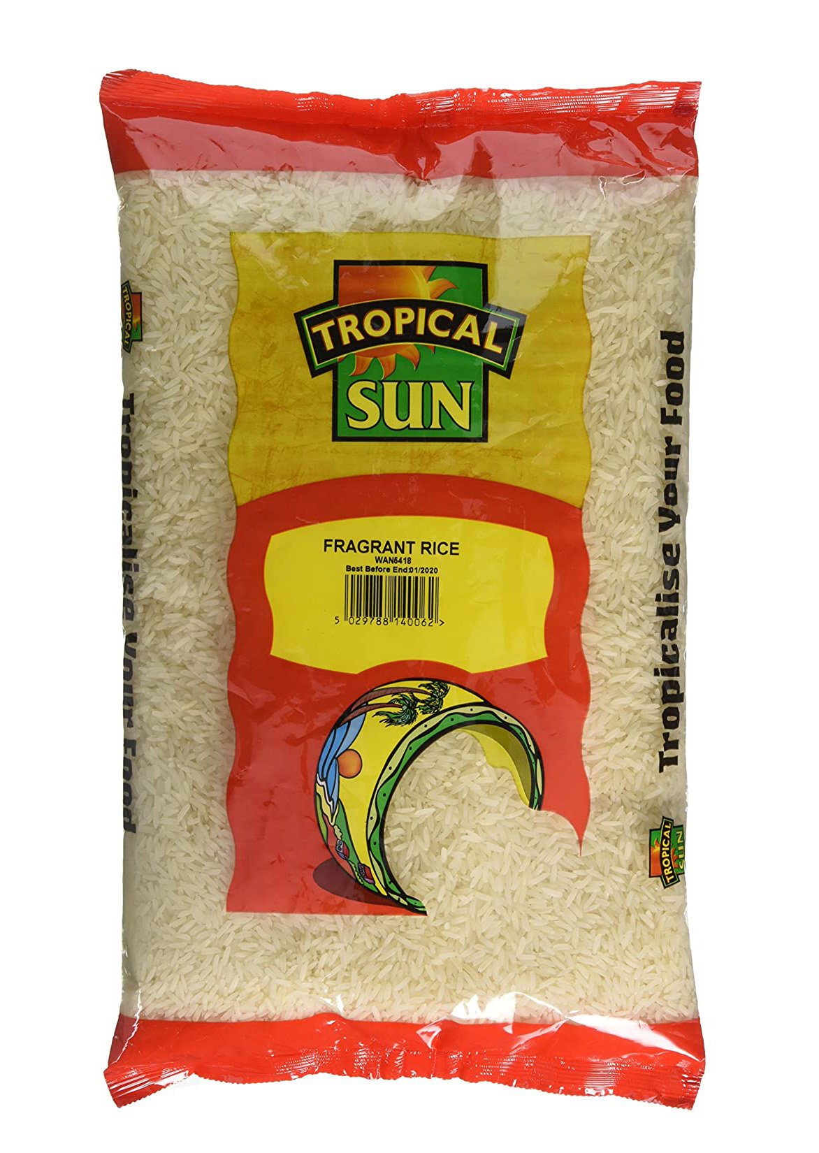 MASTropical Sun Fragrant Rice 2Kg Box of 6-Fd
