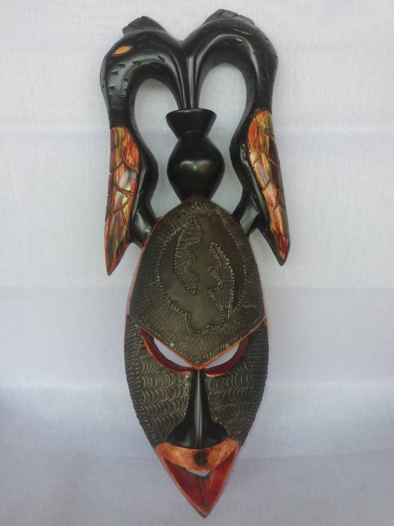 African Wooden Wall Decor Masks