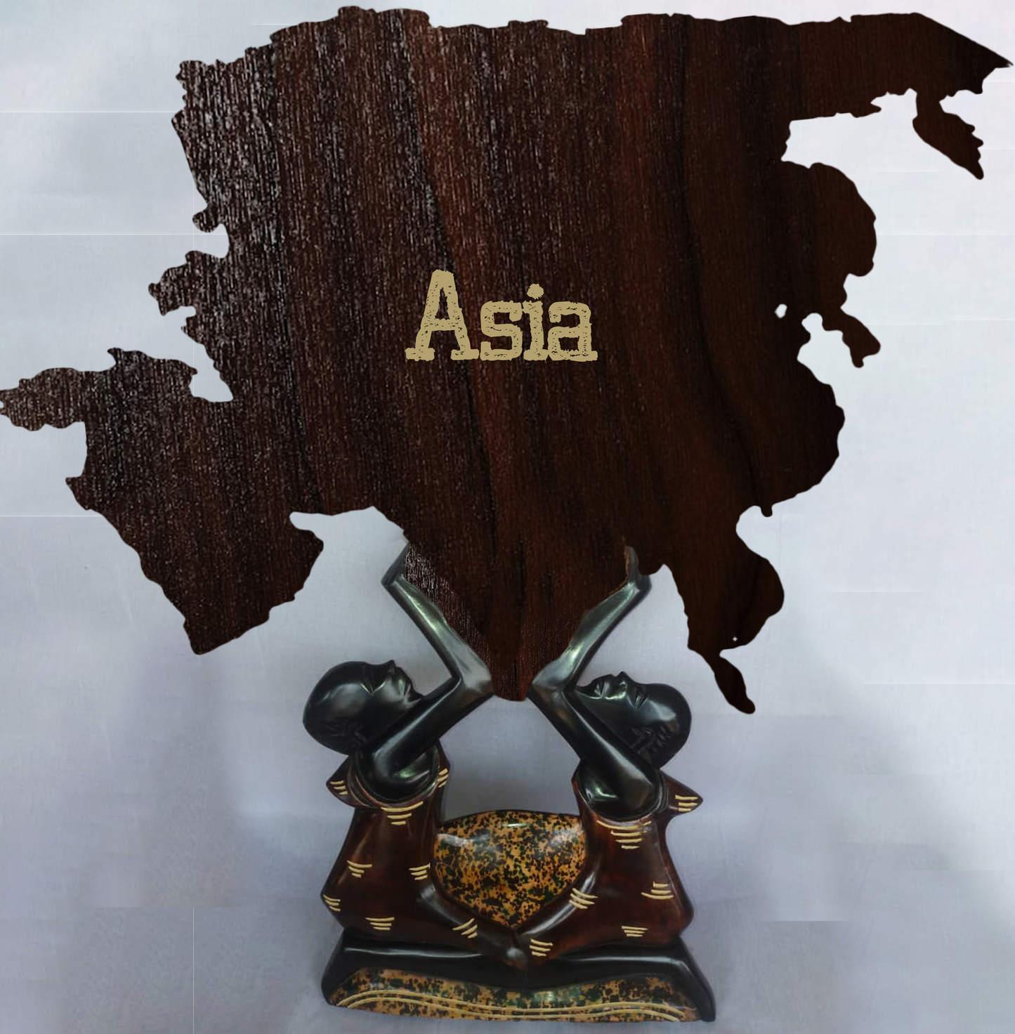 Personalised Wooden Figurine Statue