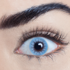 MASMesmerEyez Contact Lense Buckingham Blue + Free Solution-Food