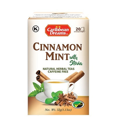 MASCaribbean Dreams Cinnamon Mint Diabetic Tea 20's-Fd