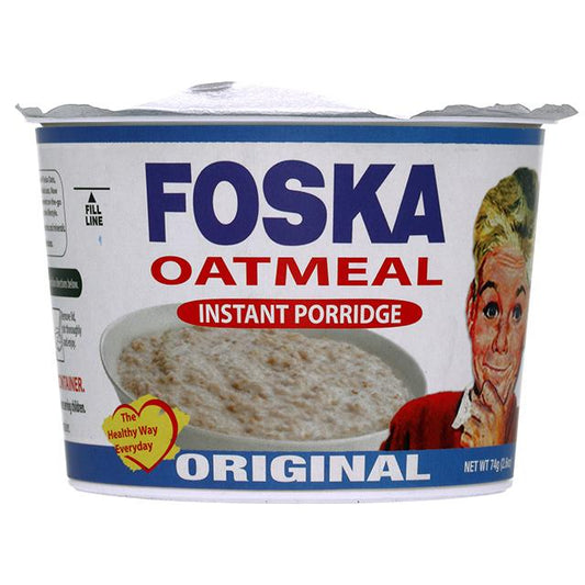 MASFoska Oatmeal Instant Porridge 74g Box of 12-Fd
